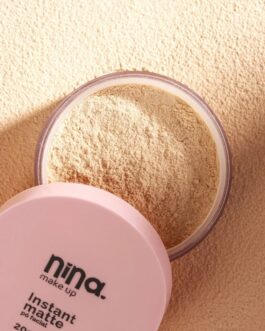 Pó Facial Instant Matte – Nina Makeup