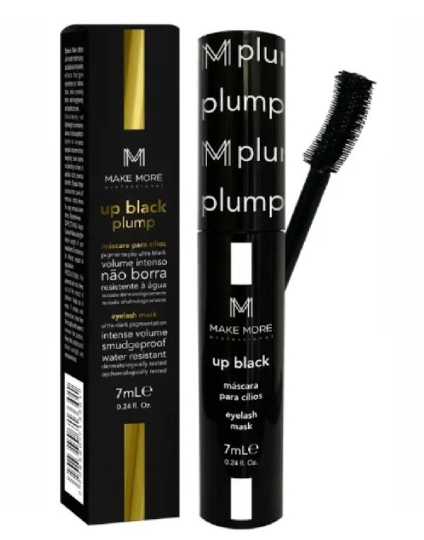 Máscara de cílios Up Black Prolonger - Make More