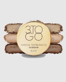 Trio de Sombras Nádia Tambasco By Océane – 3 To Go Palette Blast – Oceane