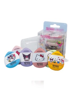 Kit de Mini Esponjas com 6 Unidades by Hello Kitty and Friends – Klass Vough
